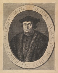 Augustin de Thou, président au Parlement - Jean Morin