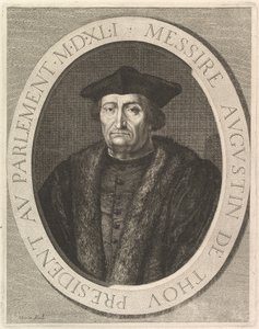 Augustin de Thou, président au Parlement - Jean Morin