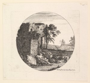 Les Ruines à gauche