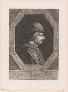 Portrait de Louis XI, roi de France - Jean Morin