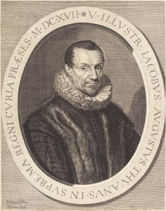 Jacques Auguste de Thou - Jean Morin after Louis Elle I