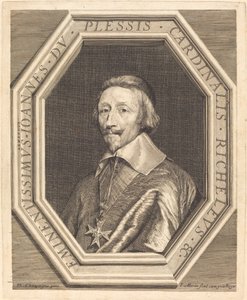 Cardinal Richelieu - Jean Morin after Philippe de Champaigne