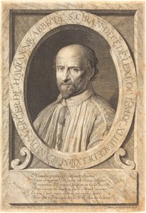 Jean du Verger de Hauranne - Jean Morin after Philippe de Champaigne
