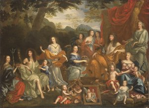 La famille de Louis XIV