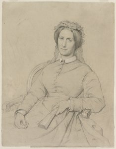 Madame Hippolyte Flandrin Aimée Ancelot, 1869 - Jean Paul Flandrin