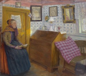 Intérieur de ferme un dimanche, 1895