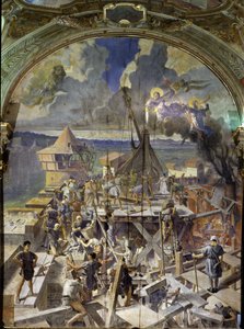 Fresque par Jean Paul Laurens