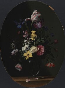 Un vase de fleurs - Jean Picart