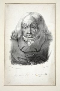 Portrait de Talleyrand, âgé de 79 ans, pub.1835 (gravure)