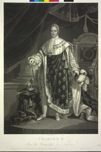 Roi de France Charles X - Jean Pierre Marie Jazet