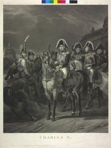Roi de France Charles X - Jean Pierre Marie Jazet