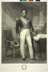 Roi des Français Louis-Philippe - Jean Pierre Marie Jazet