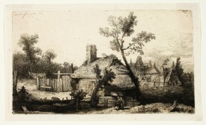 Le Village - Jean Pierre Norblin de La Gourdaine