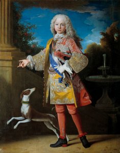 Portrait de Ferdinand de Bourbon, prince des Asturies : futur Ferdinand VI dit le Sage (1713-1759), roi d