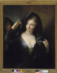 Jeune fille au collier de perles - Jean Raoux