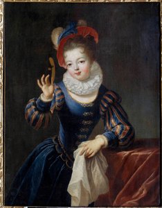 Jeune fille au masque