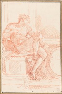 Ignudo du plafond de la chapelle Sixtine - Jean Robert Ango