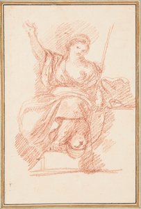 Figure allégorique assise - Jean Robert Ango