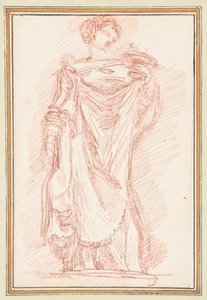 Figure masculine debout en chiton - Jean Robert Ango