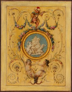 Panneau de porte du Cabinet Turc du Comte d