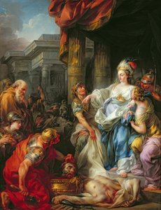 La Décapitation de Cyrus II (600-530 av. J.-C.) - Jean Simon Berthelemy