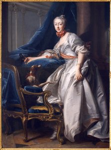Portrait de Marie Anne de Montboisier Beaufort Canillac, Marquise de Caumont