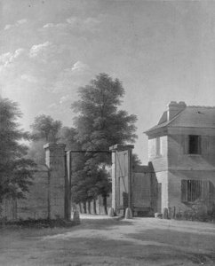 Entrée du parc à Saint-Cloud - Jean Victor Bertin