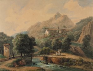 Paysage italien : L