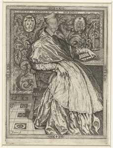 Portrait du cardinal Charles de Bourbon - Jean de Gourmont (I)