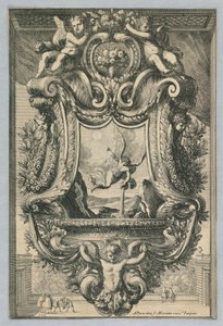 Conception pour des bénitiers, de "Inventions Pour Faire des Plaques" - Jean le Pautre