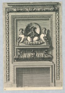 Conception pour une cheminée - Jean le Pautre