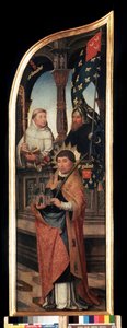 Représentation de saint Guillaume de Bruxelles, saint Bernard de Clairvaux - Jean the Elder Bellegambe