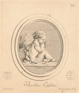 Bacchus enfant - Jeanne Antoinette Poisson, marquise de Pompadour after François Boucher after Jacques Guay