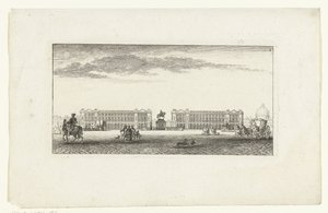 Vue de la Place Louis XV à Paris - Jeanne Françoise Ozanne