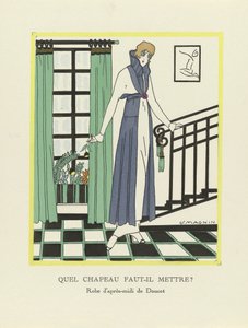 Quel chapeau faut-il mettre ?, pub. 1914 - Jeanne Magnin