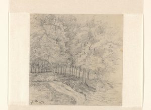 Paysage avec arbres