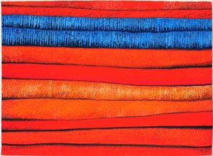 Tissus marocains 3, 2013 (gouache sur papier)