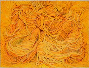Jaune de laine, 2013 (gouache sur papier)