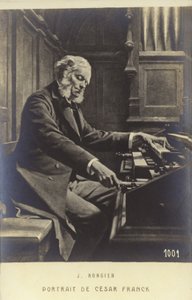 Cesar Franck, compositeur, pianiste, organiste et professeur de musique belge né, qui a travaillé à Paris pendant sa vie adulte (1822-1890) - Jeanne Rongier