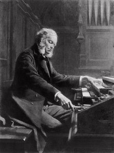 César Franck à la console de l