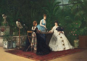 Thé dans la serre, 1893