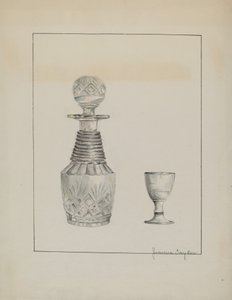 Carafe et verre - Jeanne Taylor