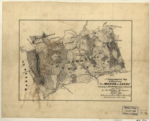 Carte topographique de la partie du "Manoir de Leeds" appartenant au colonel M.G. Harman de Staunton, Va. LOC 2005625200 - Jedediah Hotchkiss