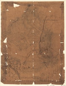 Carte topographique de la propriété sidérurgique d