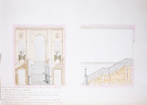 Conception pour le Painted Hall, Chatsworth - Jeffry Wyatville