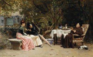 La Réprimande, 1874 - Jehan Georges Vibert