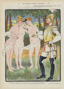 Les muses de Roland de Berlin. Illustration pour Le Rire