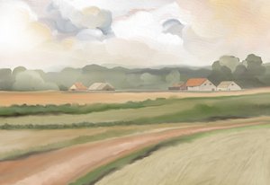 Champs rustiques à la campagne - Jenna Alheit