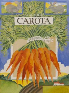 Carota, carottes (acrylique)