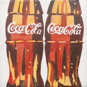 Bouteilles de Coca Cola (acrylique)